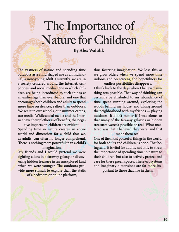 The Importance of Nature for Children