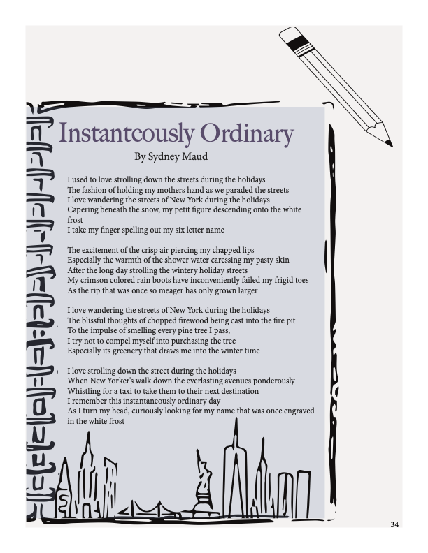Instantaneously Ordinary