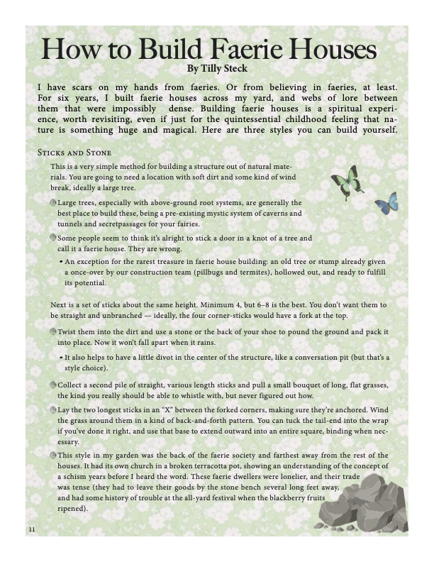 How to Build Faerie Houses